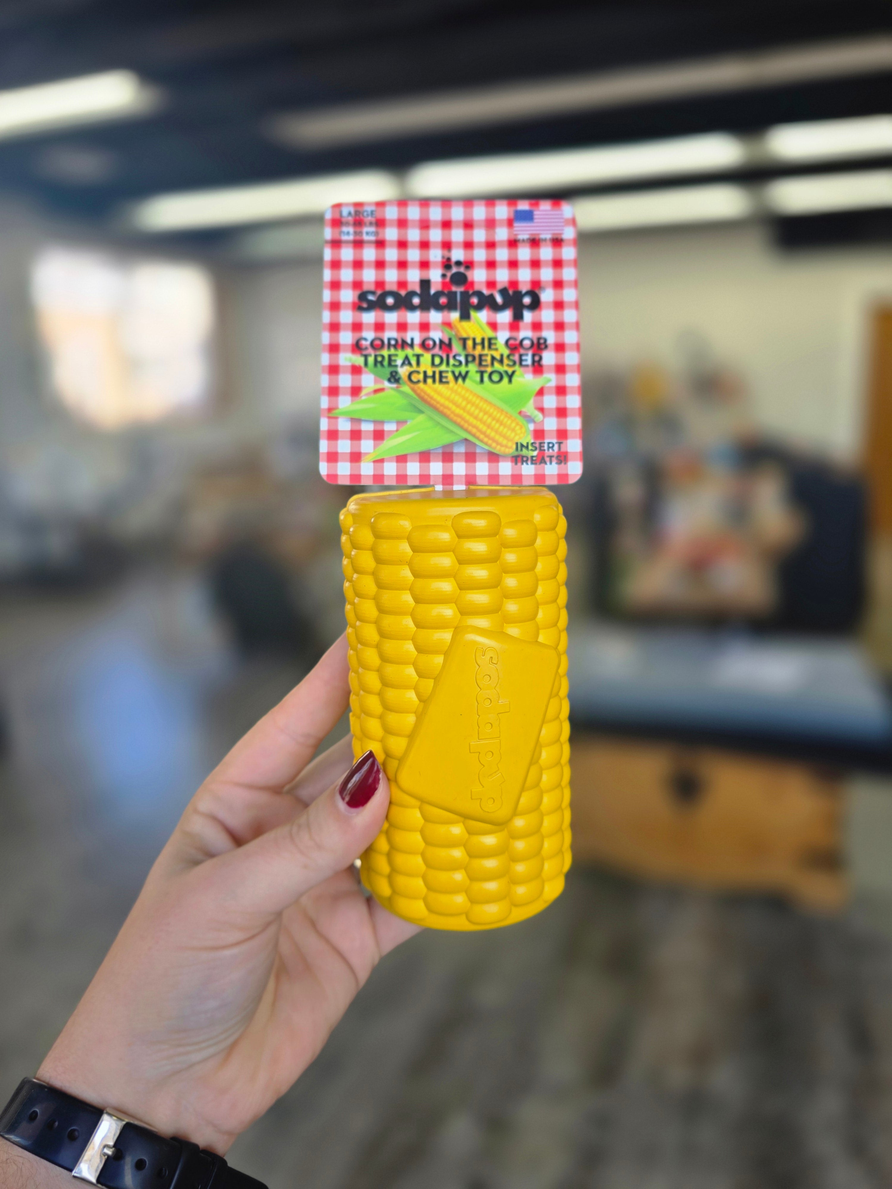 Corn Cob Treat Dispenser