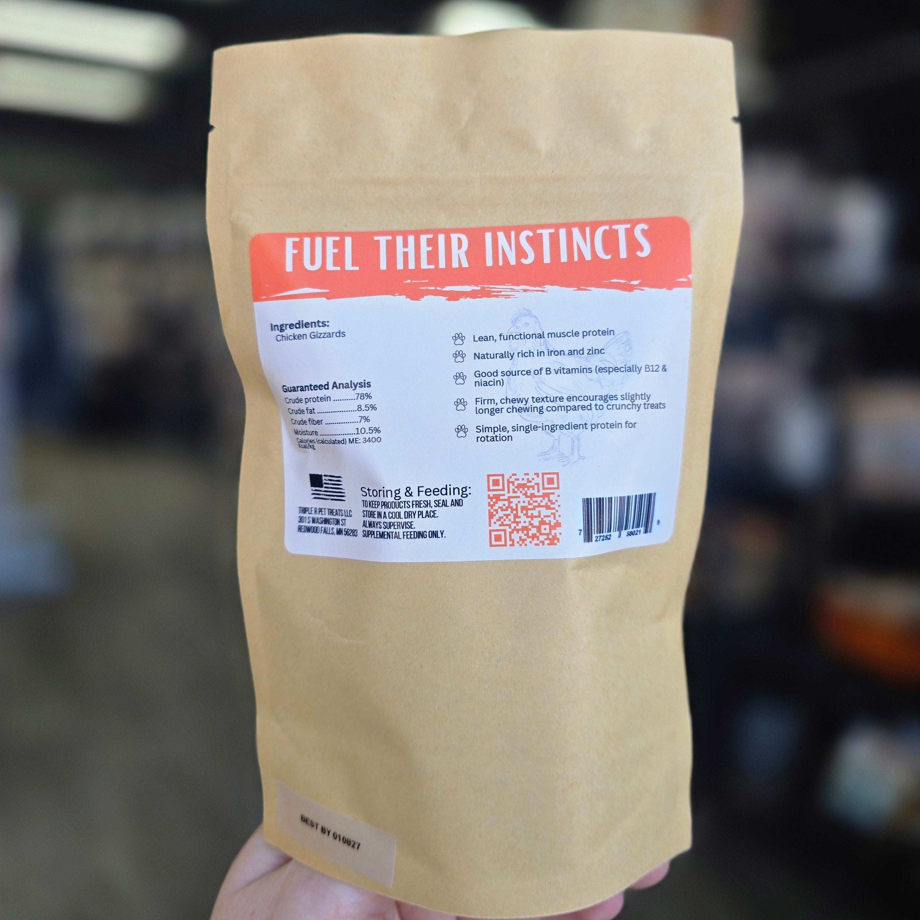 Chicken Gizzards, Dehydrated