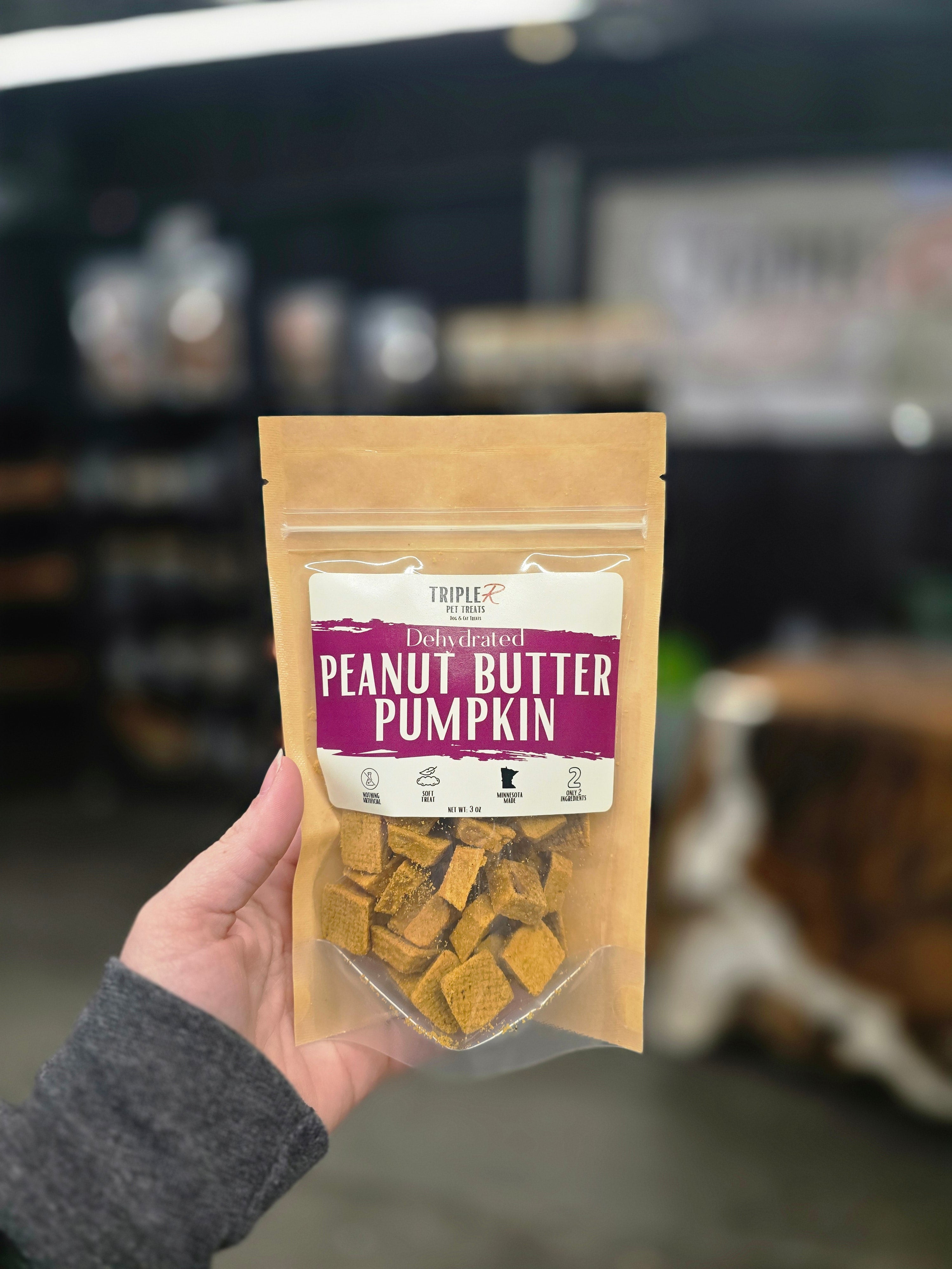 Peanut Butter + Pumpkin, Dehydrated